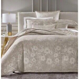 Hotel Collection Shadow Floral FULL / QUEEN Duvet Cover + 2 Standard Shams